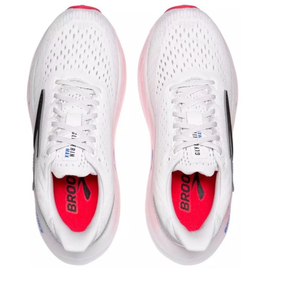 Brooks Women's Glycerin Max Running Shoes white/black/pink